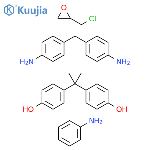 Phenol,4,4'-(1-methylethylidene)bis-,polymerwithbenzenamine,(chloromethyl)oxiraneand4,4'-methylenebis[benzenamine] structure