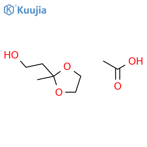 2-methyl-1,3-dioxolan-2-ylethyl acetate structure