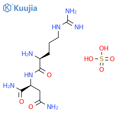 H-ARG-ASN-NH2 SULFATE SALT structure