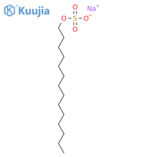 SODIUM TETRADECYL SULFATE structure