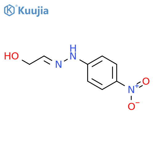 Acetaldehyde, hydroxy-, (4-nitrophenyl)hydrazone structure