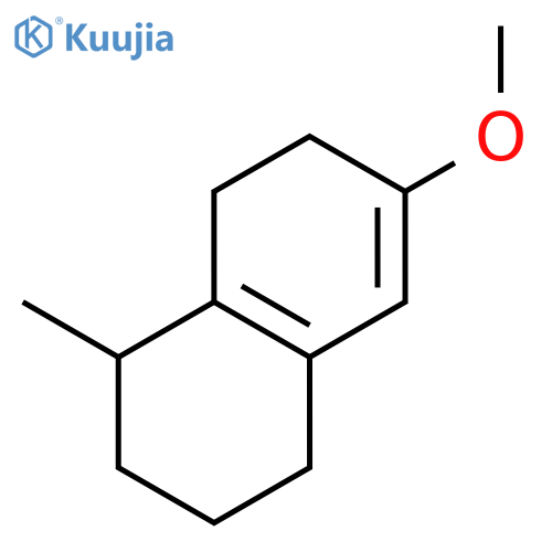 NAPHTHALENE, 1,2,3,4,7,8-HEXAHYDRO-6-METHOXY-1-METHYL- structure