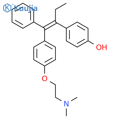 4-Hydroxytamoxifen structure