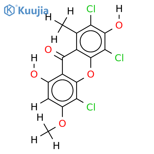 6-Me ethr-4,5,7-Trichloronorlichexanthone structure