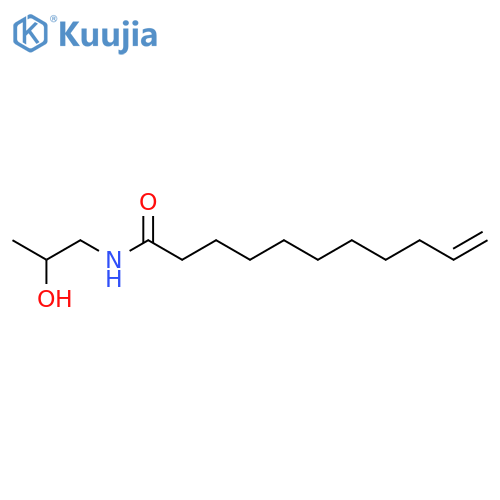 N-(2-hydroxypropyl)undec-10-enamide structure