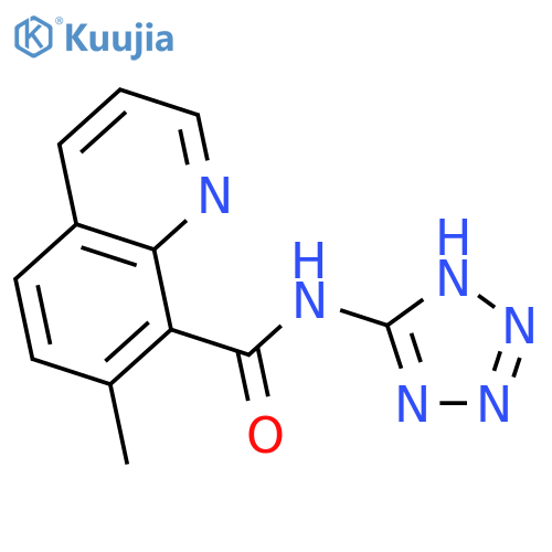 8-QUINOLINECARBOXAMIDE, 7-METHYL-N-1H-TETRAZOL-5-YL- structure