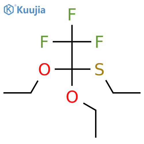 Ethane,1,1-diethoxy-1-(ethylthio)-2,2,2-trifluoro- structure