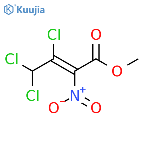 2-BUTENOIC ACID, 3,4,4-TRICHLORO-2-NITRO-, METHYL ESTER structure