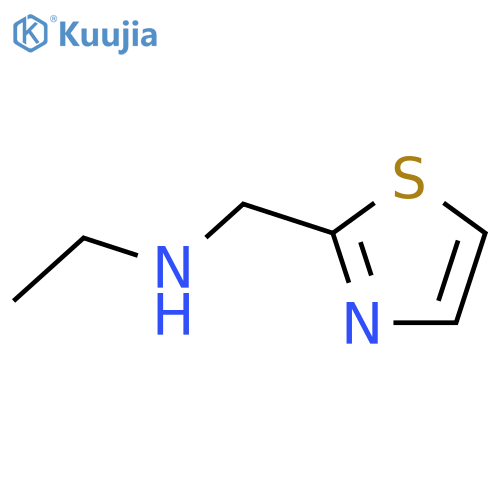 ethyl(1,3-thiazol-2-yl)methylamine structure