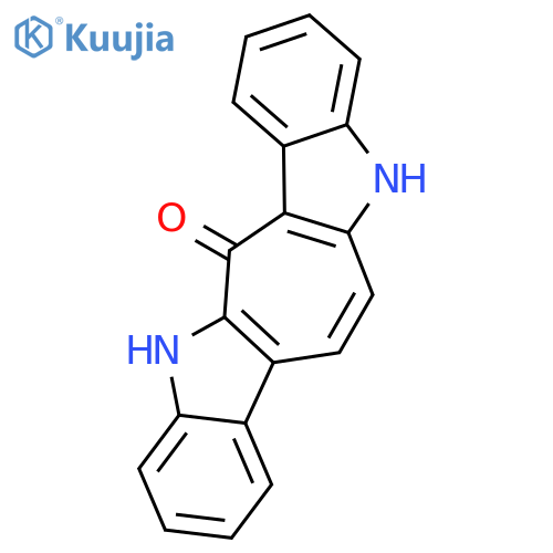 6H-CYCLOHEPTA[1,2-B:4,5-B']DIINDOL-6-ONE, 5,11-DIHYDRO- structure