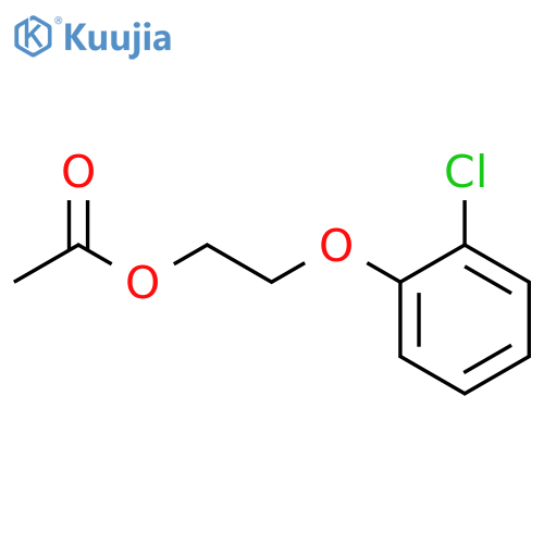 Ethanol,2-(2-chlorophenoxy)-, 1-acetate structure