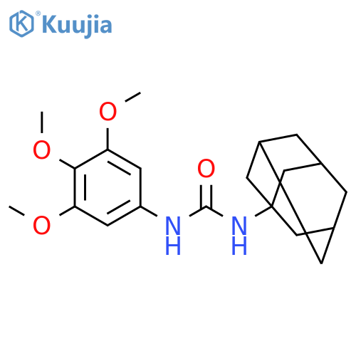 1-tricyclo[3.3.1.1~3,7~]dec-1-yl-3-(3,4,5-trimethoxyphenyl)urea structure
