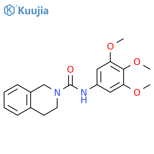 2(1H)-Isoquinolinecarboxamide,3,4-dihydro-N-(3,4,5-trimethoxyphenyl)- structure