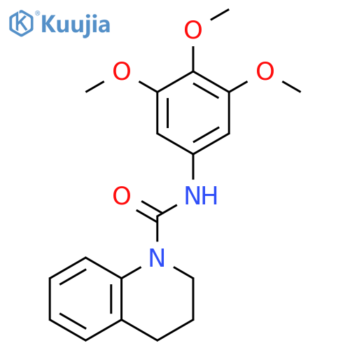 1(2H)-Quinolinecarboxamide, 3,4-dihydro-N-(3,4,5-trimethoxyphenyl)- structure