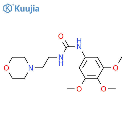 Urea, N-[2-(4-morpholinyl)ethyl]-N'-(3,4,5-trimethoxyphenyl)- structure