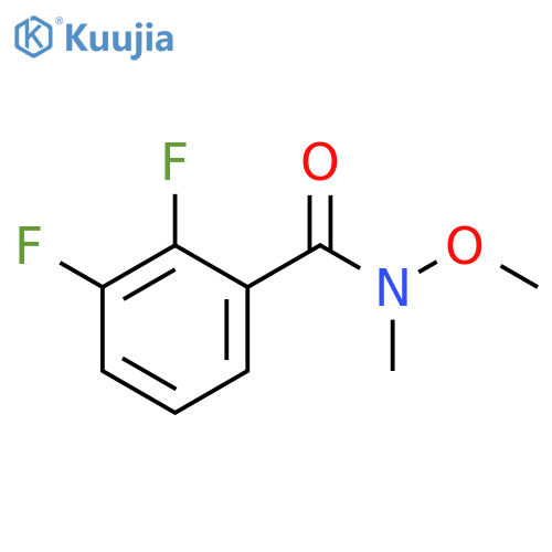 Benzamide, 2,3-difluoro-N-methoxy-N-methyl- structure