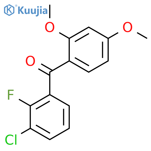 Methanone, (3-chloro-2-fluorophenyl)(2,4-dimethoxyphenyl)- structure