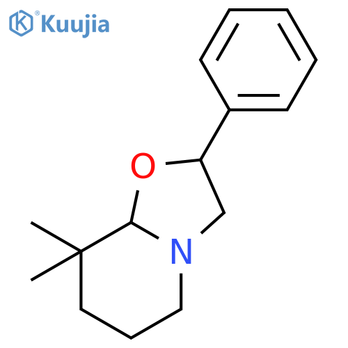5H-OXAZOLO[3,2-A]PYRIDINE, HEXAHYDRO-8,8-DIMETHYL-2-PHENYL- structure
