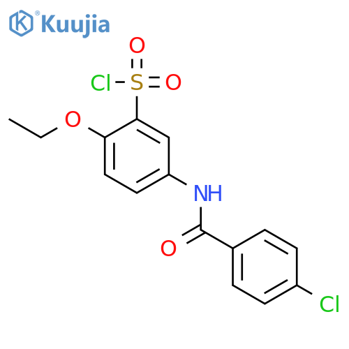 5-(4-Chlorobenzoylamino)-2-ethoxybenzenesulfonyl chloride structure