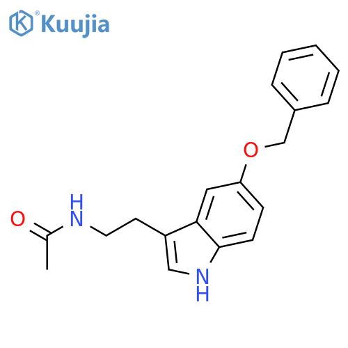 N-[2-(5-phenylmethoxy-1h-indol-3-yl)ethyl]acetamide structure