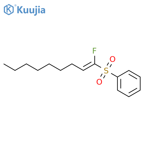 BENZENE, [[(1E)-1-FLUORO-1-NONENYL]SULFONYL]- structure