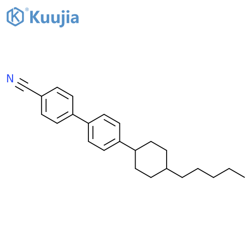 4'-(trans-4-Pentylcyclohexyl)-1,1'-biphenyl-4-carbonitrile structure