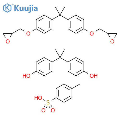 Phenol,4,4'-(1-methylethylidene)bis-,polymerwith2,2'-[(1-methylethylidene)bis(4,1-phenyleneoxymethylene)]bis[oxirane],4-methylbenzenesulfonate structure