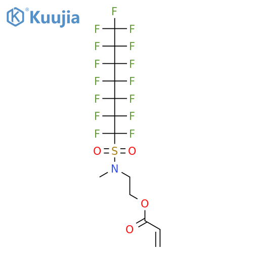 2-[methyl[(pentadecafluoroheptyl)sulphonyl]amino]ethyl acrylate structure