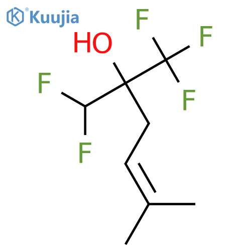 4-Hexen-2-ol, 2-(difluoromethyl)-1,1,1-trifluoro-5-methyl- structure