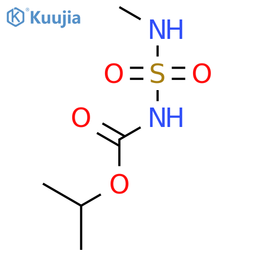 CARBAMIC ACID, [(METHYLAMINO)SULFONYL]-, 1-METHYLETHYL ESTER structure
