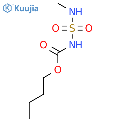 CARBAMIC ACID, [(METHYLAMINO)SULFONYL]-, BUTYL ESTER structure