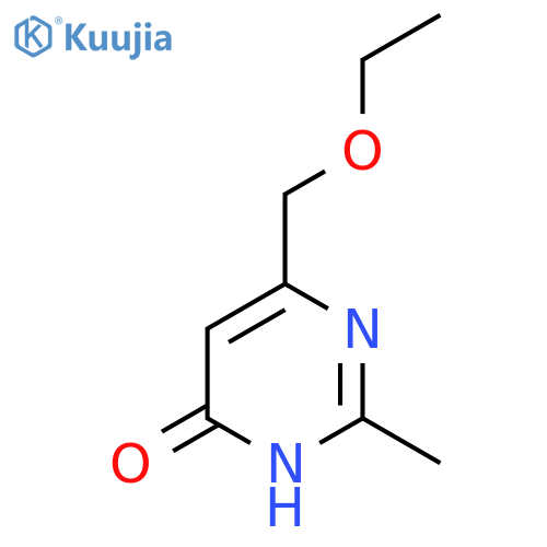 6-(Ethoxymethyl)-2-methylpyrimidin-4-ol structure