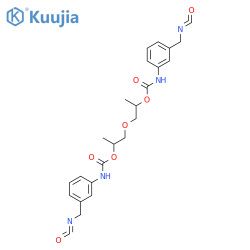 oxydipropane-1,2-diyl bis{[3-(isocyanatomethyl)phenyl]carbamate} structure