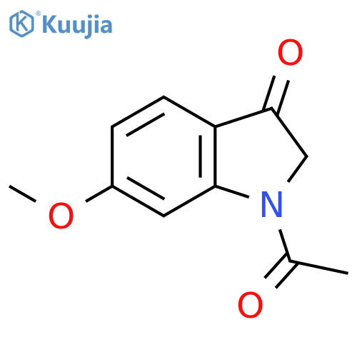 1-acetyl-1,2-dihydro-6-methoxy-3H-Indol-3-one structure