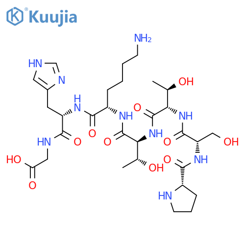GLYCINE, L-PROLYL-L-SERYL-L-THREONYL-L-THREONYL-L-LYSYL-L-HISTIDYL- structure