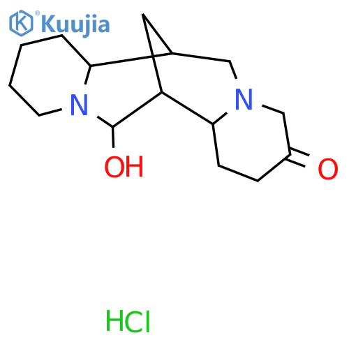 17-Hydroxylupanine hydrochloride structure