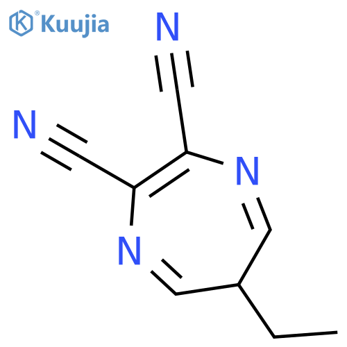 6H-1,4-Diazepine-2,3-dicarbonitrile, 6-ethyl- structure