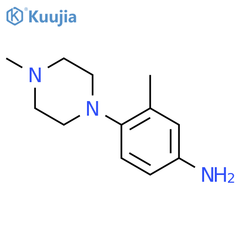 3-methyl-4-(4-methylpiperazin-1-yl)aniline structure