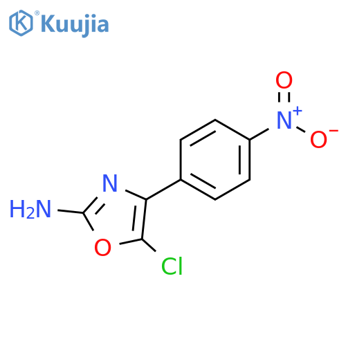 2-Oxazolamine, 5-chloro-4-(4-nitrophenyl)- structure