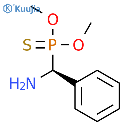 Phosphonothioic acid, [(S)-aminophenylmethyl]-, O,O-dimethyl ester structure