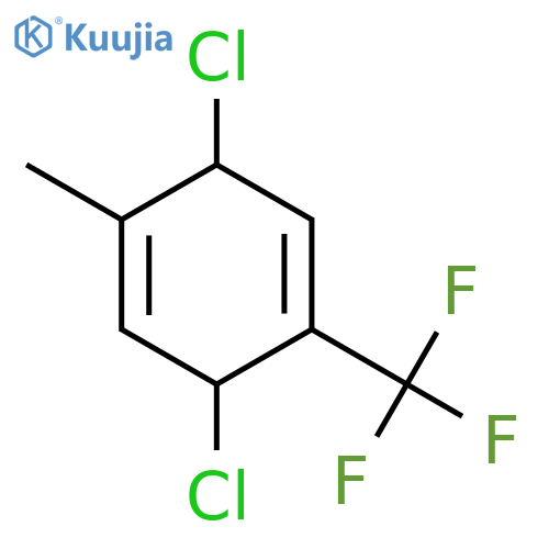 1,4-CYCLOHEXADIENE, 3,6-DICHLORO-1-METHYL-4-(TRIFLUOROMETHYL)- structure