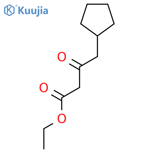 4-Cyclopentyl-3-oxo-butyric Acid Ethyl Ester structure