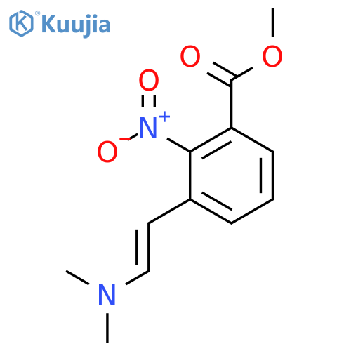 methyl 3-[(E)-2-(dimethylamino)ethenyl]-2-nitrobenzoate structure