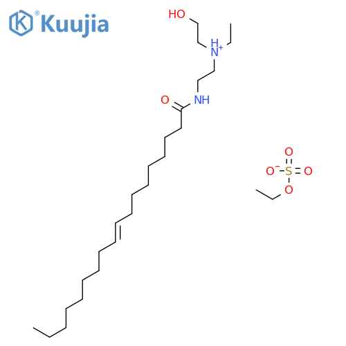 [2-(elaidoylamino)ethyl]ethyl(2-hydroxyethyl)ammonium ethyl sulphate structure