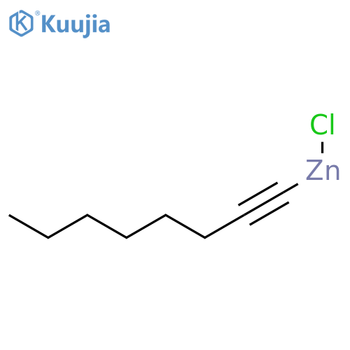 Zinc, chloro-1-octynyl- structure