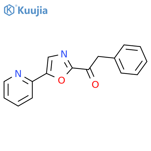 Ethanone, 2-phenyl-1-[5-(2-pyridinyl)-2-oxazolyl]- structure