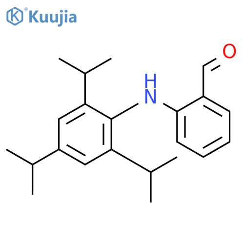BENZALDEHYDE, 2-[[2,4,6-TRIS(1-METHYLETHYL)PHENYL]AMINO]- structure