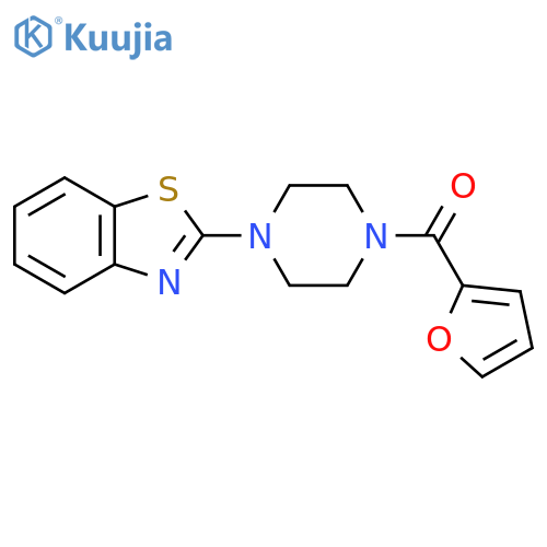 2-4-(furan-2-carbonyl)piperazin-1-yl-1,3-benzothiazole structure