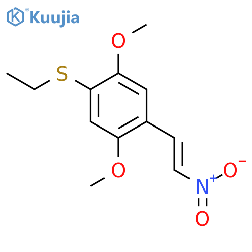 1-(Ethylthio)-2,5-dimethoxy-4-(2-nitroethenyl)benzene structure