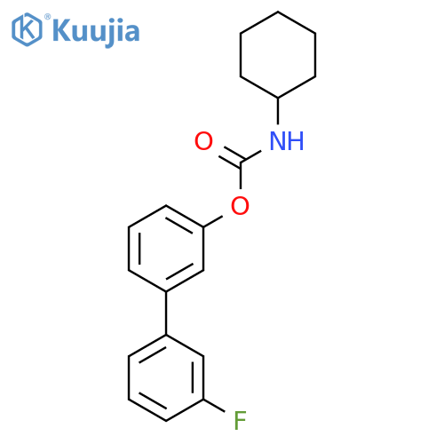 CARBAMIC ACID, CYCLOHEXYL-, 3'-FLUORO[1,1'-BIPHENYL]-3-YL ESTER structure